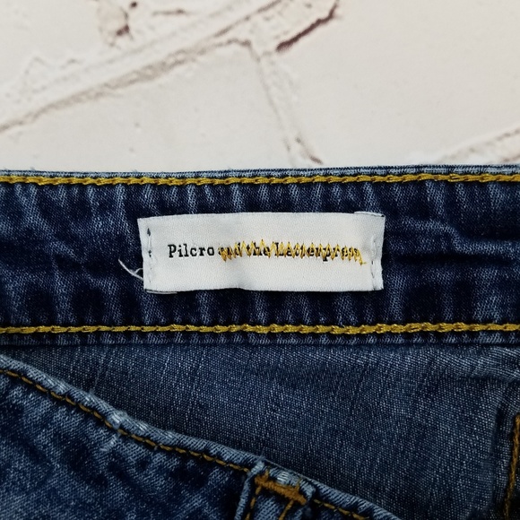 Pilcro and the Letterpress denim shorts - Picture 3 of 5
